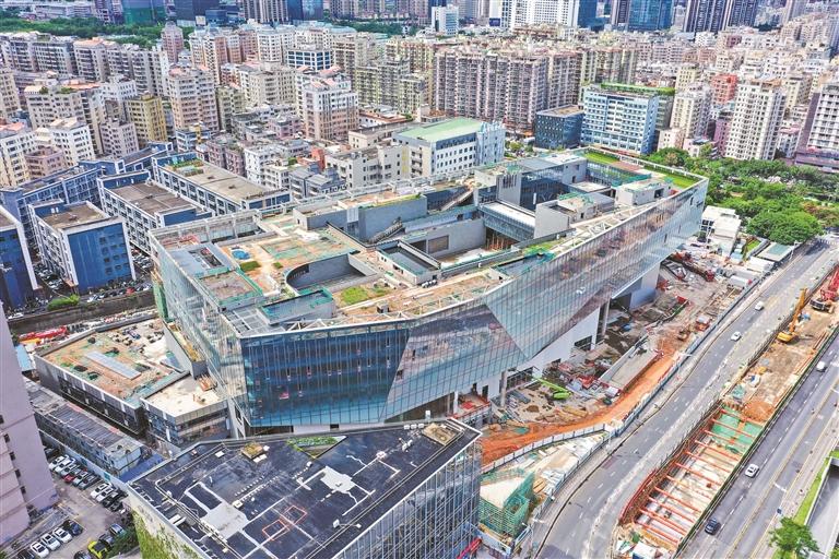 New venue of SZ Cultural Hall tops out,longhua,longhua district,Longhua Government Online