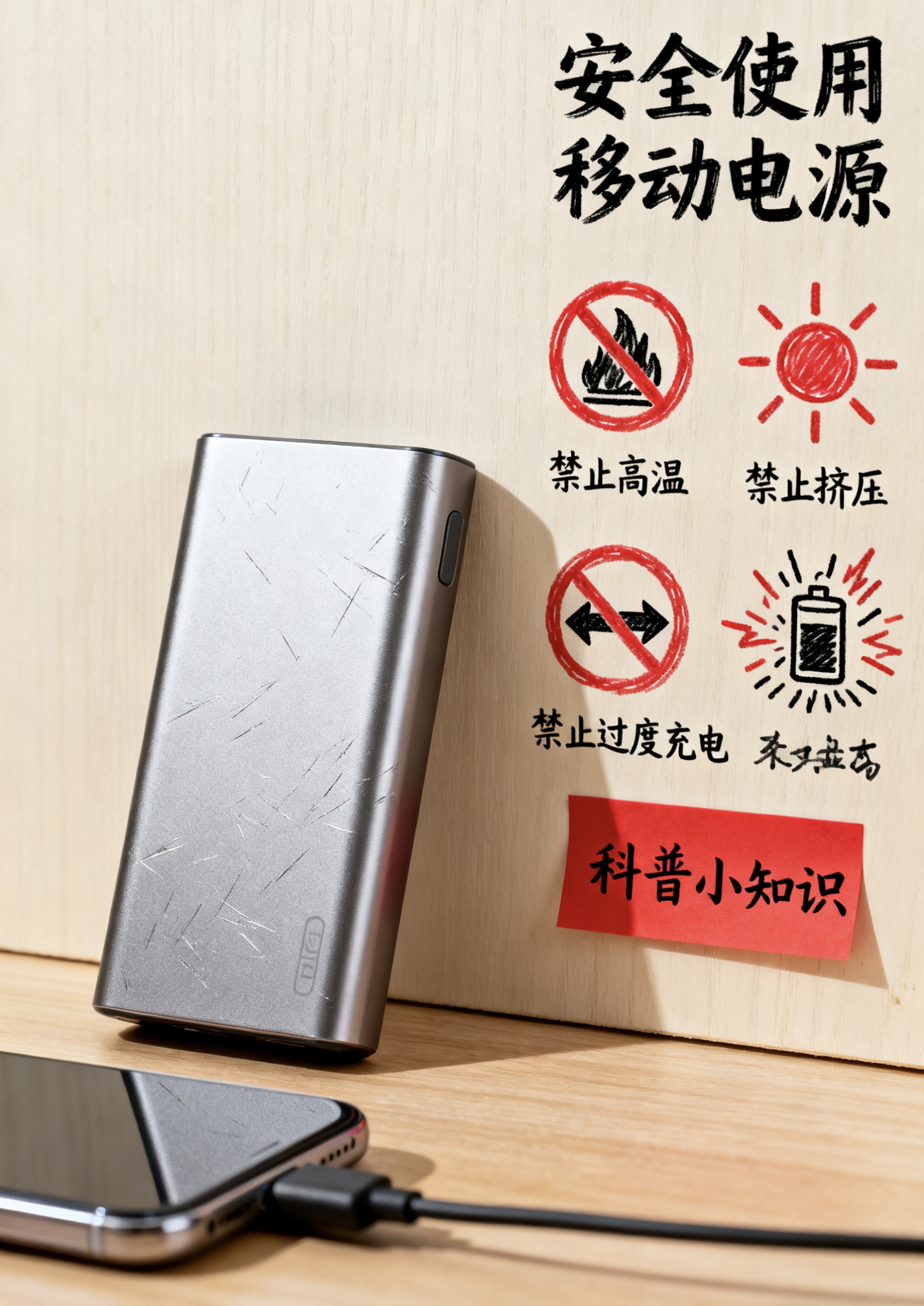 你的移動電源安全守則，請查收！