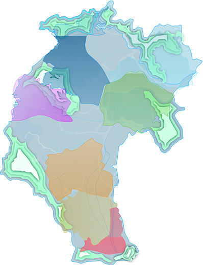 龍華區(qū)七大重點片區(qū)地圖