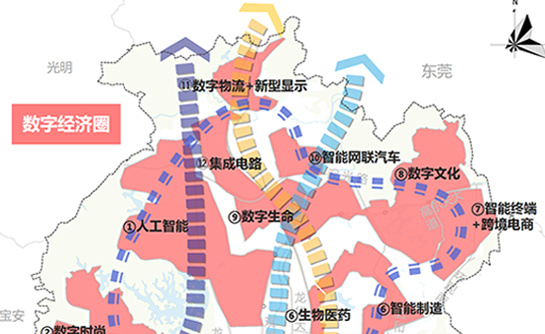 One Circle, One Zone, and Three Corridors,longhua,longhua district,Longhua Government Online